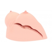 Полуторс Juliana Breast в виде груди с вибровагиной - KOKOS - в Ноябрьске купить с доставкой