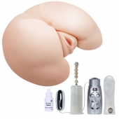 Вибрирующий мастурбатор-попка с ротацией и пультом управления - Baile - в Ноябрьске купить с доставкой