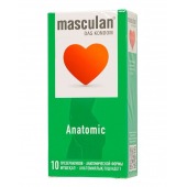 Презервативы анатомической формы Masculan Anatomic - 10 шт. - Masculan - купить с доставкой в Ноябрьске