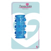 Голубая насадка с шипами и шишечками LUST CLUSTER - Dream Toys - в Ноябрьске купить с доставкой