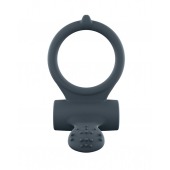 Серое перезаряжаемое эрекционное кольцо с вибрацией Power Clit - Dorcel - в Ноябрьске купить с доставкой