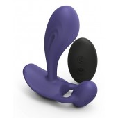 Темно-синий вибромассажер Witty P G Vibrator with Remote Control - Love to Love - в Ноябрьске купить с доставкой