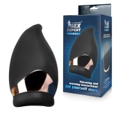 Черный вибромастурбатор Sex Expert - Sex Expert - в Ноябрьске купить с доставкой