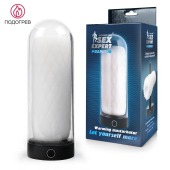 Оригинальный мастурбатор в колбе с нагревом - Sex Expert - в Ноябрьске купить с доставкой