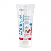 Гель-лубрикант на водной основе AQUAglide с ароматом вишни - 100 мл. - Joy Division - купить с доставкой в Ноябрьске