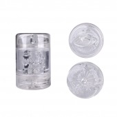 Прозрачный двусторонний мастурбатор Joy Cup - анус и рот - Erokay - в Ноябрьске купить с доставкой