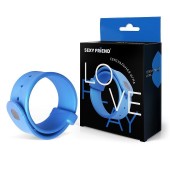 Голубой эрекционный ремешок-утяжка - 1137 - в Ноябрьске купить с доставкой