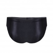 Черные эффектные мужские трусы-слипы - Darkzone купить с доставкой