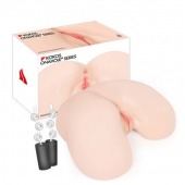 Мастурбатор-полуторс с двойным слоем материала и вибрацией Maria Onahole Real Vagina - KOKOS - в Ноябрьске купить с доставкой