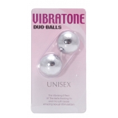 Серебристые шарики VIBRATONE DUO BALLS SILVER BLISTERCARD - Seven Creations