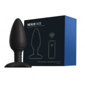 Чёрная вибровтулка NEXUS ACE LARGE с дистанционным управлением - 14 см. - Nexus Range