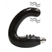 Чёрный массажёр простаты серии Sex Expert - Sex Expert - в Ноябрьске купить с доставкой