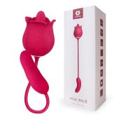 Розовый вибромассажер Rose Pro 8 - S-HANDE