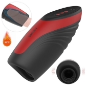 Черно-красный вибромастурбатор King Arthur - S-HANDE - в Ноябрьске купить с доставкой