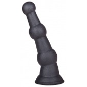 Анальная пробка платинового цвета с изгибом - 15 см. - LOVETOY (А-Полимер)