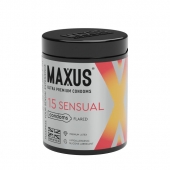 Анатомические презервативы MAXUS Sensual - 15 шт. - Maxus - купить с доставкой в Ноябрьске