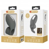 Серое кольцо на пенис с вибрацией - Baile - в Ноябрьске купить с доставкой