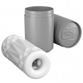 Белый компактный мастурбатор Maid Service в упаковке-банке - Baile - в Ноябрьске купить с доставкой