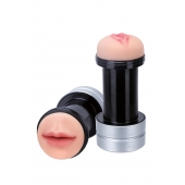 Двусторонний мастурбатор REALSTUFF 2 IN 1 HUMMER MOUTH   VAGINA - ротик и вагина - Dream Toys - в Ноябрьске купить с доставкой