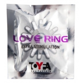 Прозрачное гелевое эрекционное кольцо с шипиками - Toyfa Basic - в Ноябрьске купить с доставкой