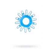 Голубая гелевая насадка с шипиками - Toyfa Basic - в Ноябрьске купить с доставкой