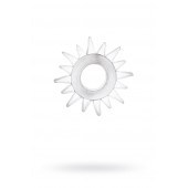 Прозрачное гелевое эрекционное кольцо-солнце - Toyfa Basic - в Ноябрьске купить с доставкой