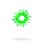 Зеленое эрекционное кольцо-солнце - Toyfa Basic - в Ноябрьске купить с доставкой