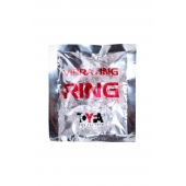 Прозрачное эрекционное кольцо с вибратором  и подхватом - Toyfa Basic - в Ноябрьске купить с доставкой