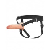 Полый страпон на ремнях 6’’ Hollow Silicone Strap-on - Pipedream - купить с доставкой в Ноябрьске