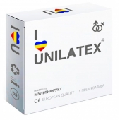 Разноцветные ароматизированные презервативы Unilatex Multifruits - 3 шт. - Unilatex - купить с доставкой в Ноябрьске