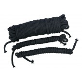 Чёрные хлопковые верёвки для бондажа - Orion - купить с доставкой в Ноябрьске