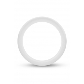 Белое люминесцентное эрекционное кольцо Silicone Glo Cock Ring - Blush Novelties - в Ноябрьске купить с доставкой