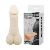 Мастурбатор-насадка Bigger Man - 21,5 см. - Baile - в Ноябрьске купить с доставкой