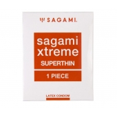Ультратонкий презерватив Sagami Xtreme SUPERTHIN - 1 шт. - Sagami - купить с доставкой в Ноябрьске