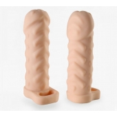 Телесная насадка-удлинитель Kleon - 15 см. - Sitabella - в Ноябрьске купить с доставкой
