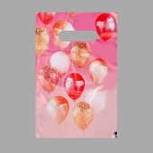 Пакет «Праздничные шары» с вырубной ручкой (20х30 см) - UPAK LAND - купить с доставкой в Ноябрьске