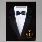 Пакет «Смокинг VIP» полиэтиленовый с вырубной ручкой (30х40 см) - UPAK LAND - купить с доставкой в Ноябрьске