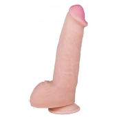 Реалистичный фаллоимитатор  на присоске REAL Next № 27 - 20 см. - LOVETOY (А-Полимер)