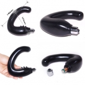 Чёрный вибростимулятор простаты - Baile - в Ноябрьске купить с доставкой