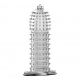 Прозрачная насадка на фаллос с закрытой головкой - 14 см. - Baile - в Ноябрьске купить с доставкой