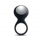 Чёрное перезаряжаемое эрекционное виброкольцо Tyler - Svakom - в Ноябрьске купить с доставкой