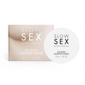 Массажная свеча для всего тела Slow Sex - 50 гр. - Bijoux Indiscrets - купить с доставкой в Ноябрьске