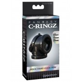 Черное эрекционное кольцо Rock Hard Cock Pipe - Pipedream - в Ноябрьске купить с доставкой