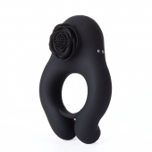 Черное эрекционное кольцо Abe с пультом ДУ - BeYourLover - в Ноябрьске купить с доставкой