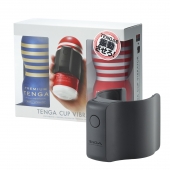 Набор Tenga Cup Vibrator 1st Set: вибратор Cup Vibrator, мастурбатор Original Vacuum Cup, мастурбатор Premium Original Vacuum Cup - Tenga - в Ноябрьске купить с доставкой