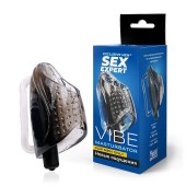 Дымчатый сквозной мастурбатор с вибрацией - Sex Expert - в Ноябрьске купить с доставкой