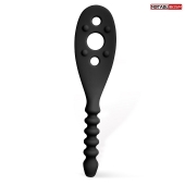 Черная силиконовая шлепалка - 30 см. - Notabu - купить с доставкой в Ноябрьске