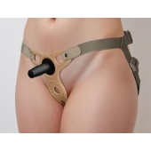 Женский пояс с коннектором и вагинальной пробкой - LOVETOY (А-Полимер) - купить с доставкой в Ноябрьске