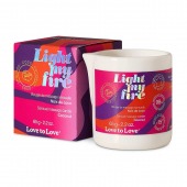 Массажная свеча Light My Fire Coconut с ароматом кокоса - 65 гр. - Love to Love - купить с доставкой в Ноябрьске