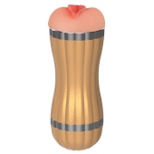 Мастурбатор-вагина с вибрацией в колбе Bevis - Boys of Toys - в Ноябрьске купить с доставкой